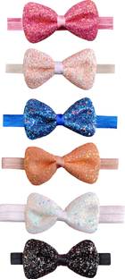 RosaStella 6PCS Fancy bow band Multicolor baby girls kids elastic hair accessories(STYEL-3) Hair Band