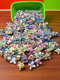 Freebies Mini Hair Clutcher Set Pack of 50 for Styling Needs Hair Clip