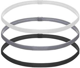 Seeotwo 3 Pieces Thick and Slim Non-Slip Elastic Sports Headbands - Athletic Skinny Hair Hair Band