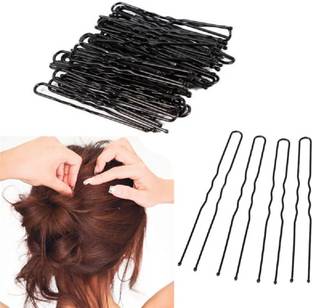 AKADO U Shaped Hair Pins, 8cm 96pc, 7cm 96pc, 6cm 96pc, 5cm 96pc Hairpins Bobby Pins Hair Pin