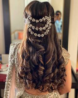 Roshni Creation WOMEN THREE LAYER HAIR BROACH Hair Accessory Set