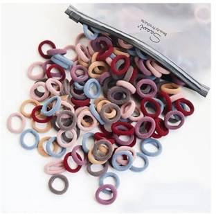FRESHION STORE Hair Rubber Bands Tiny Ponytail Holders Soft Mini Hair Ties Rubber Band