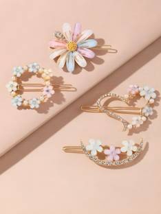 PSM Stone_flower_clip_04 Hair Clip