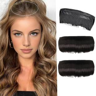 VSAKSH 2Pcs, Invisible Hair Bun Maker- False Hair Clip with Hair Base Comb For Women Bun