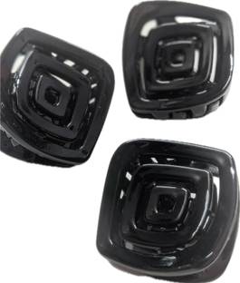 Maanya Traders Set of 3 medium Size black Cleature For Women Hair Claw