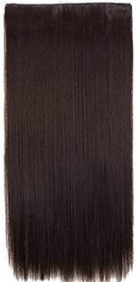 VIVIAN 5 Clips Straight Hair Extension For Women And Girls 24 Inch Feel Like Real Hairs Hair Clip