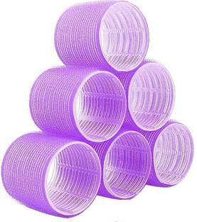 mp craft Rapid 6 Big jumbo Self Grip roller jumbo size curler(pack of 6) hair combo