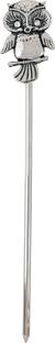 Teejh Bundi Silver Oxidised Bun Stick