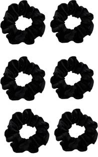 mignonne Velvet Hair Scrunchies ( Set of 6 ) Rubber Band