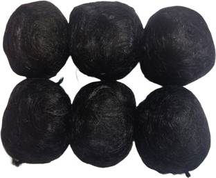 Ritya Creation ROUND HAIR STUFFING PADDING ( PACK OF 6) Braid Extension