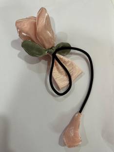 Beauty Flow 1pcs Korean Tulip Pigtail Bow Clip for Girls Hair Clip ( random colour ) Hair Clip