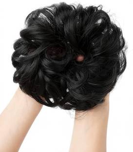 PrimeBerie Messy Hair Bun Synthetic Artificial Juda For Women And Girls, 35 Gram Bun