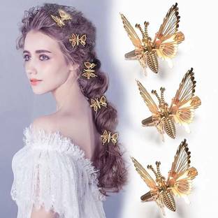 Zordik Flying Butterfly Hair Claw Clips for Girl & Women Hair Clip
