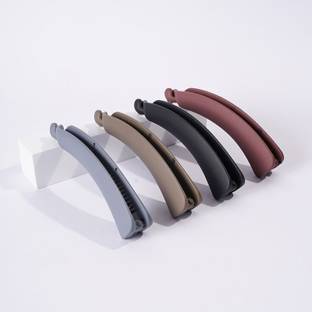 Freebies Korean super Matte Banana Hair Clip Ponytail Banana Clip