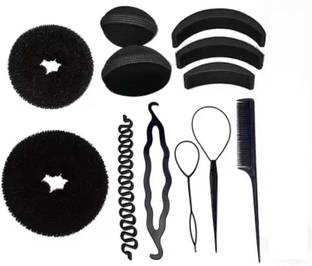 shiv sakti Hair Styling Kits For girls and Women Hair Hair Accessory Set (Black)(Set of 12) Hair Accessory Set