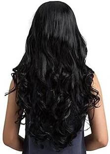 D-DIVINE Super Volume 150g 26" 5 Clips Based Curly/Wavy Synthetic Fibre Hair Extension Hair Clip