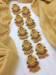 PBM CREATIONS 9 JADAI BILLAI Choti Lakshmi Indian Wedding Bridal Jewellery Hair Pin