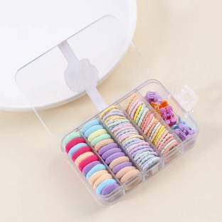 Bling Bell Kid Hair Accessories Set for Girls – 70+ Floral & Elastic Hair Bands, Mini Clips Hair Accessory Set