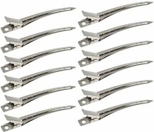 My Colors Professional Salon Hair Styling Clip for man & women Section Clips Set of 12Pcs Hair Clip