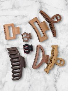 Alucia 8 Pieces Combo Hair Clutcher Hair Claw Clips for Women Hair Claw