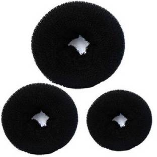 PARAM 3Pc Hair Donut bun Juda Puff Hair Accessory Set Bun