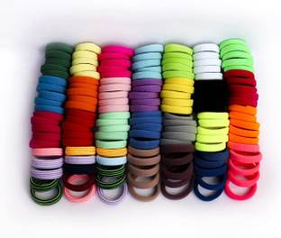 glamvibe Pack Of 30 Random Color Hair Band For Women & Girls, Dark&Bright Color Band Hair Band