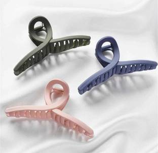 VISMAYA CREATIONS 3 pcs of Mattie T shape hair claw Hair Claw