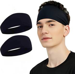 DALUCI Sweat Headband -For Running, Sports, & Workouts - Stretch & Moisture-Wicking Head Band