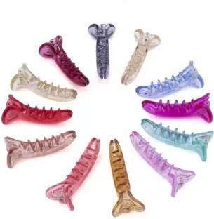 Shukrana COMBO OF 12 DIFFERENT COLORS FOR GIRLS PACK OF 12 Banana Clip