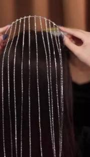 Rubela Beautiful designer Korean stone base hair band for women and Girls Hair Band
