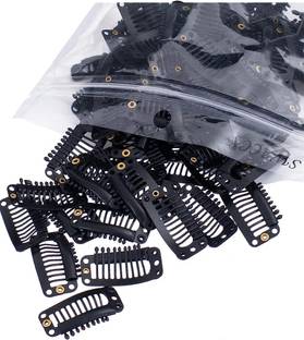 ALX 28 pc snap /tic tac clips for hair patches wig extension dupatta Tic Tac Clip