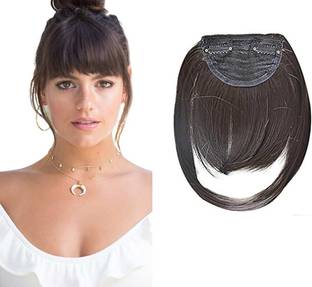 Alizz Forehead covering Hair extension extention light hair brown accessor68y Hair Claw