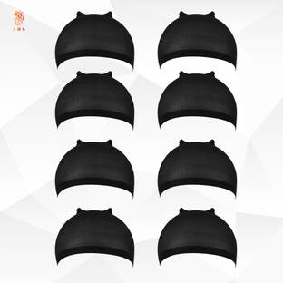 A H S 6 Pieces Wigs Cap, Stocking Caps, Stretchy Nylon Caps for Wig for Women & men Hair Accessory Set