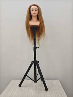 FLUSHIA Adjustable Dummy Stand Suitable For Hair Salon, Hair Styling Design And Training Hair Accessory Set