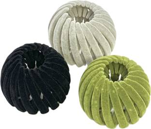 Fezzalo 3 Pcs Bird Nest Magic Hair Clip/ Bun Clip Valvet/ Expandable Hair Bun Maker Bun Clip