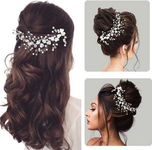 New Style stylish artificial flower hair accessory for women white Hair Accessory Set