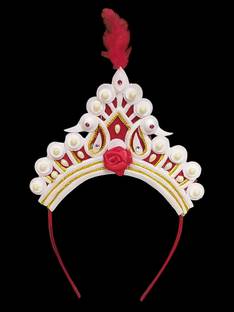 BengCraft Solar Hair Band Bengali Annaprashan Mukut for baby Girl & Boy for Rice Ceremony Hair Band