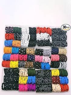 ZESCA STYLO Printed Soft pony tail Rubber Band