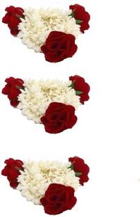 kaku GAJRA MOGRA & ROSE BUN CLIP PACK_3 Bun Clip