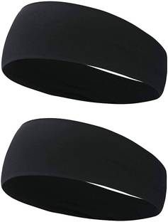 plutoprom Mens Sweatband Sports Headband for Running,Yoga,Fitness Workout Stretchy Head Band