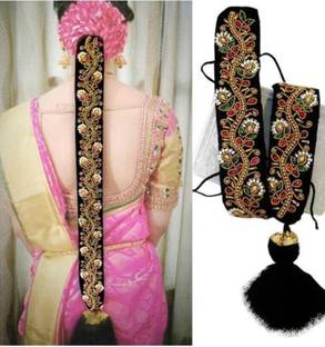 KOOCHI Maggam work jada Bharatanatyam poola jadalu kunjalam Billalu braid extensions Braid Extension