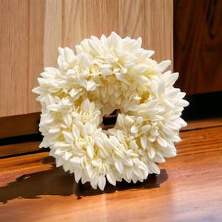 MICLAC Hair bun gajra flower juda,Artificial hair bun gajra flower juda pack of 1 Hair Accessory Set