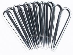 Trendy Works U-Shape Juda Sticks (12 Pieces) Hair Accessories for Women Girls (9.5cm Length) Bun Stick