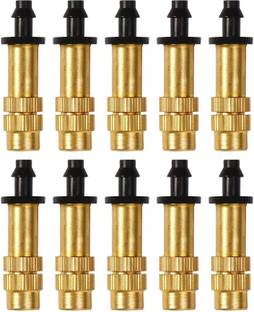 HASTHIP 10PCS Adjustable Copper Atomizing Nozzle Drip Irrigation Garden