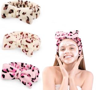 feelhigh 03 Bow Spa Headband, Makeup ,Face Wash ,Skin Care Headbands Head Band