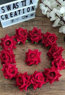 Rubela Rose Flower Clip For Styling Handmade Clips Fashion Accessories Hairpin 12 pc Hair Pin