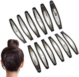 Nyamah sales 12pcs metal black hair tic tac clips Tic Tac Clip