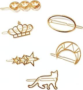Rubela 6 Piece Korean Style Pearl Barrettes Women's Set Hairpin Korean Style Hair Clip Hair Pin