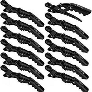 Mataiva Accessories For Styling Section Salon (Pack of 12) Hair Clip