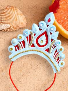 BengCraft Solar Bengali Annaprashan Mukut for baby Girl Boy Kids for Rice Ceremony Hair Band